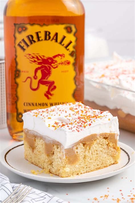 fireball poke cake  Pinterest